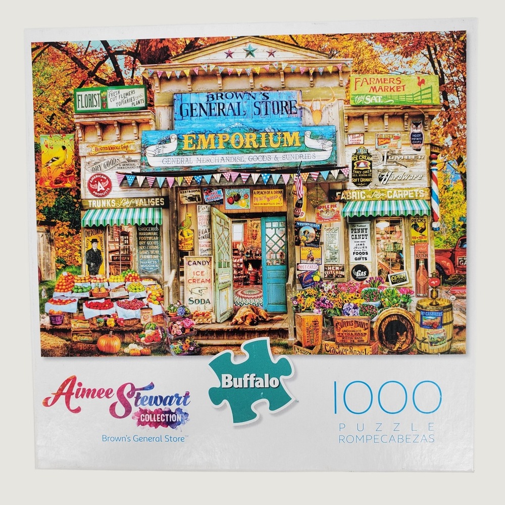 Buffalo Games Aimee Stewart Browns General Store 1000 Piece Jigsaw Puzzle 91520